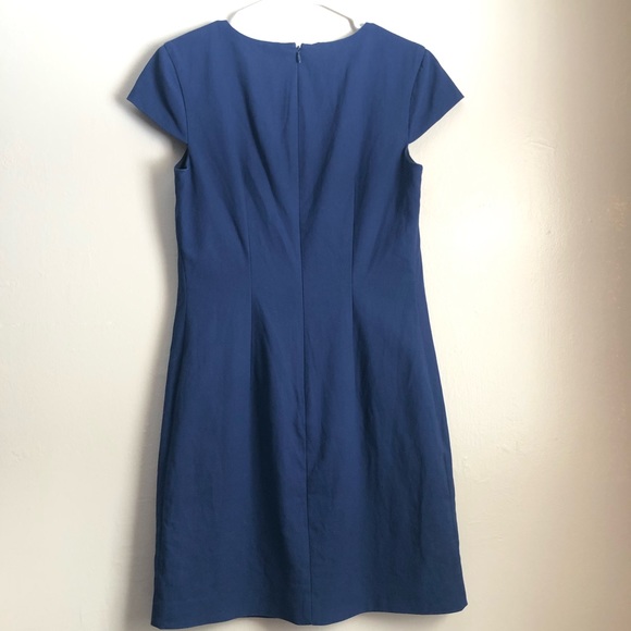 Theory navy blue shift dress Sz 4 - Picture 4 of 4